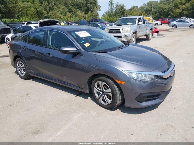 45850863 :رقم المزاد ، 19XFC2F58GE013449 vin ، 2016 Honda Civic Lx مزاد بيع