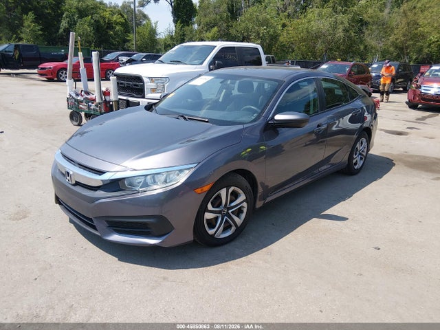 45850863 :رقم المزاد ، 19XFC2F58GE013449 vin ، 2016 Honda Civic Lx مزاد بيع
