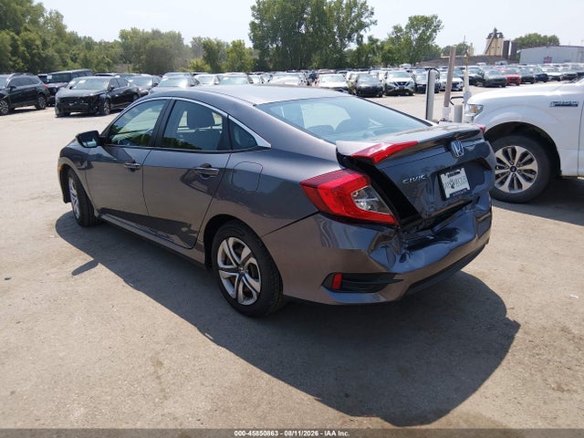 45850863 :رقم المزاد ، 19XFC2F58GE013449 vin ، 2016 Honda Civic Lx مزاد بيع