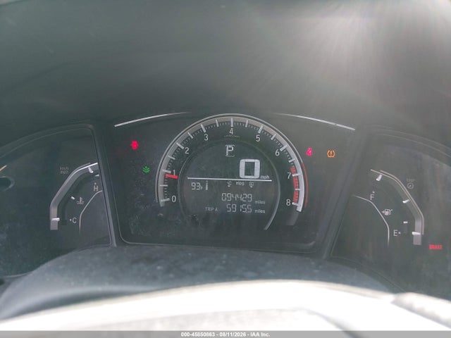 45850863 :رقم المزاد ، 19XFC2F58GE013449 vin ، 2016 Honda Civic Lx مزاد بيع