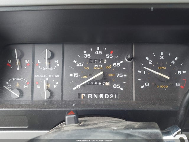 45850978 :رقم المزاد ، 1FTCR14T9LPA72551 vin ، 1990 Ford Ranger Super Cab مزاد بيع
