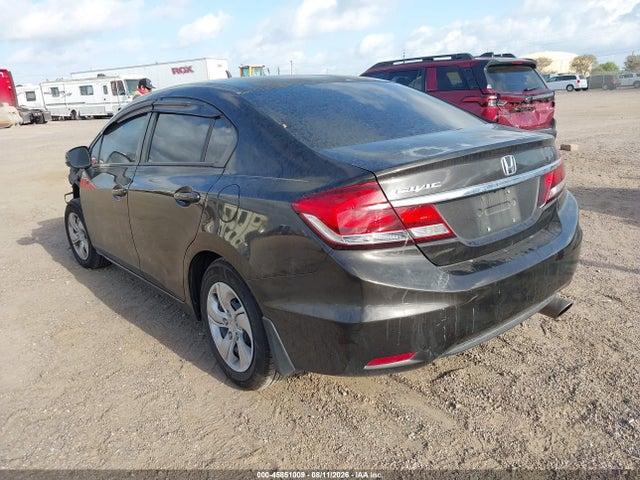 Продаж на аукціоні авто 2013 Honda Civic Lx, vin: 2HGFB2F59DH536709, номер лоту: 45851009