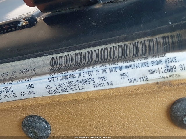 1997 Jeep Wrangler Sport მანქანა იყიდება აუქციონზე, vin: 1J4FY19S5VP488979, აუქციონის ნომერი: 45851062