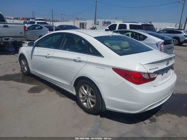45851086 :رقم المزاد ، 5NPEB4AC0DH764195 vin ، 2013 Hyundai Sonata Gls مزاد بيع