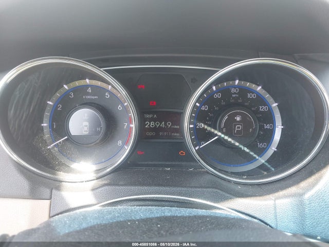 45851086 :رقم المزاد ، 5NPEB4AC0DH764195 vin ، 2013 Hyundai Sonata Gls مزاد بيع