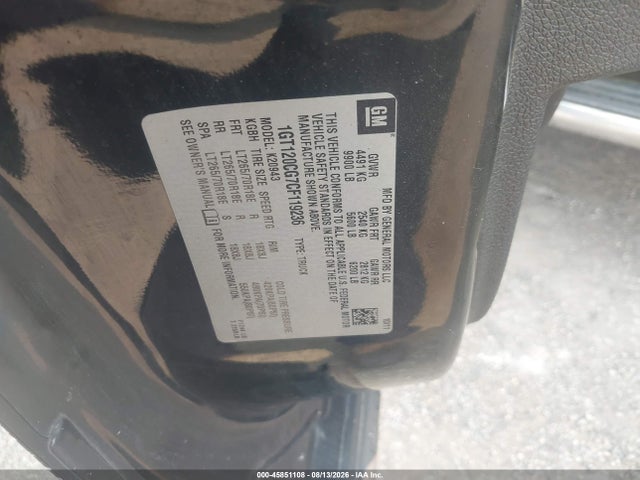 Aukcja sprzedaży 2012 Gmc Sierra 2500hd Sle, vin: 1GT120CG7CF119236, numer aukcji: 45851108