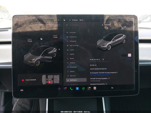 Продаж на аукціоні авто 2019 Tesla Model 3 Long Range/mid Range/standard Range/standard Range Plus, vin: 5YJ3E1EA7KF482475, номер лоту: 45851222