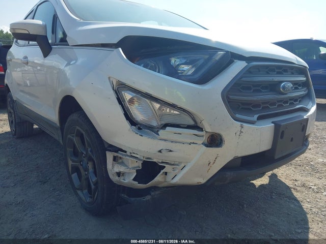 45851231 :رقم المزاد ، MAJ6P1CL5JC187291 vin ، 2018 Ford Ecosport Ses مزاد بيع