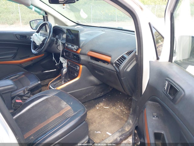 45851231 :رقم المزاد ، MAJ6P1CL5JC187291 vin ، 2018 Ford Ecosport Ses مزاد بيع
