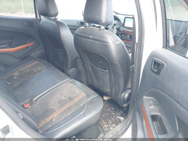45851231 :رقم المزاد ، MAJ6P1CL5JC187291 vin ، 2018 Ford Ecosport Ses مزاد بيع