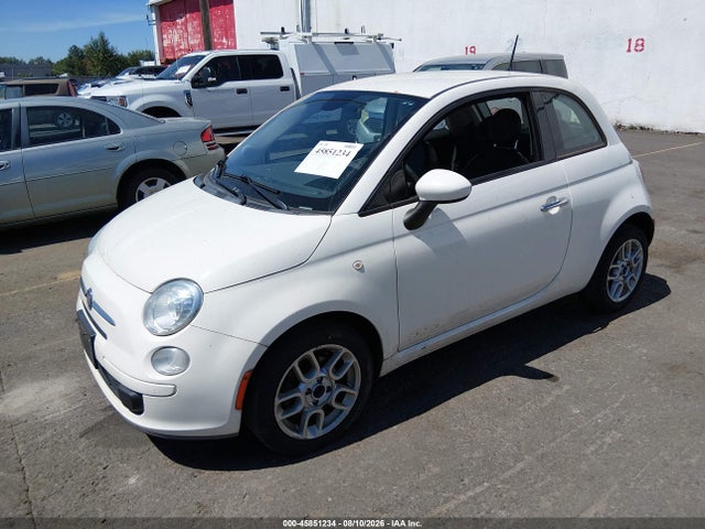 45851234 :رقم المزاد ، 3C3CFFAR9ET208629 vin ، 2014 Fiat 500 Pop مزاد بيع