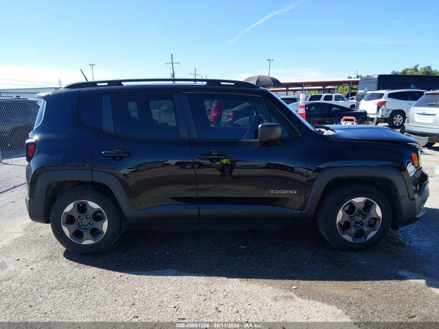 2016 Jeep Renegade Sport მანქანა იყიდება აუქციონზე, vin: ZACCJAAT8GPD64695, აუქციონის ნომერი: 45851256