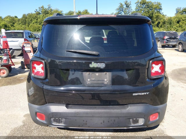 2016 Jeep Renegade Sport მანქანა იყიდება აუქციონზე, vin: ZACCJAAT8GPD64695, აუქციონის ნომერი: 45851256