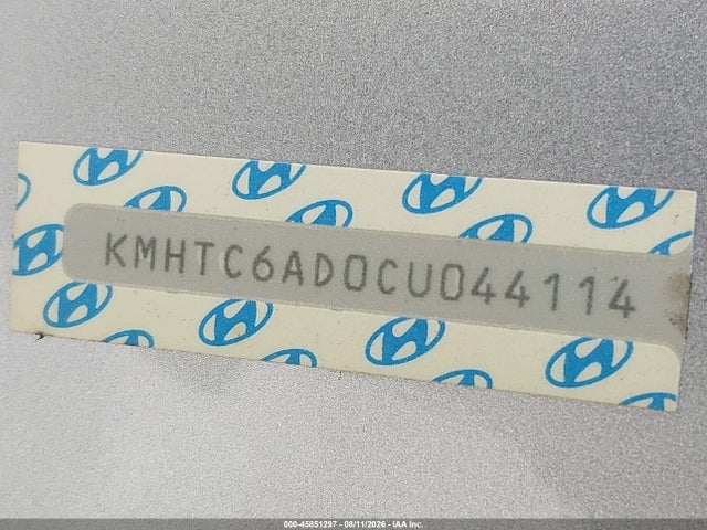 Продажа на аукционе авто 2012 Hyundai Veloster Base W/gray, vin: KMHTC6AD0CU044114, номер лота: 45851297