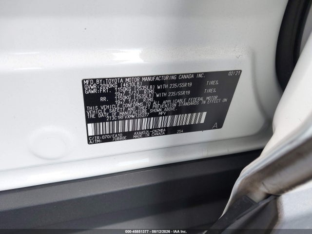 Toyota Rav4 Xle Premium 2021 2T3C1RFVXMW135277 Image 9