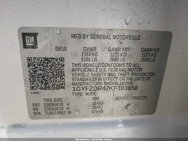 Cadillac Xt4 Premium Luxury 2019 1GYFZDR47KF103858 Image 9
