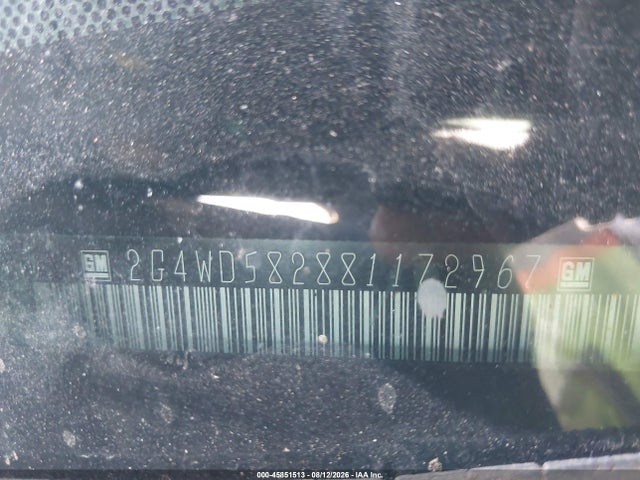 2008 Buick Lacrosse Cxl მანქანა იყიდება აუქციონზე, vin: 2G4WD582881172967, აუქციონის ნომერი: 45851513