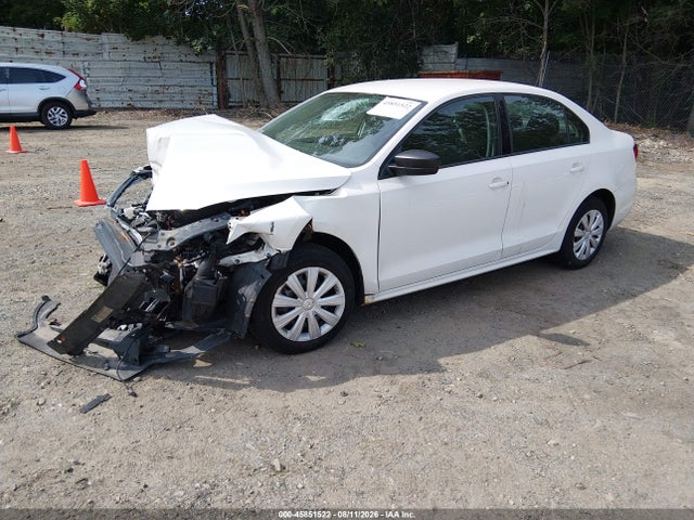 2011 Volkswagen Jetta 2.0l S მანქანა იყიდება აუქციონზე, vin: 3VW2K7AJXBM380593, აუქციონის ნომერი: 45851522