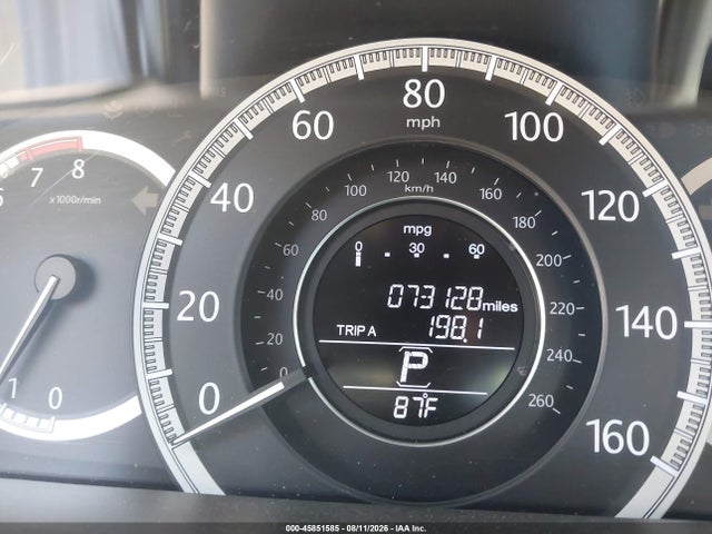 45851585 :رقم المزاد ، 1HGCR3F88FA022527 vin ، 2015 Honda Accord Ex-l V-6 مزاد بيع