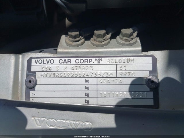 Продажа на аукционе авто 2005 Volvo S60 2.5t A/2.5t A Sr W/premium Package, vin: YV1RS592552473823, номер лота: 45851668
