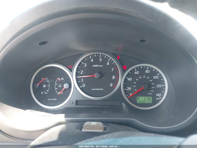 Aukcja sprzedaży 2005 Subaru Impreza Wrx, vin: JF1GG29635G803273, numer aukcji: 45851763