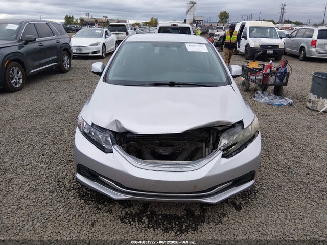 45851927 :رقم المزاد ، 19XFB2F54DE243505 vin ، 2013 Honda Civic Lx مزاد بيع