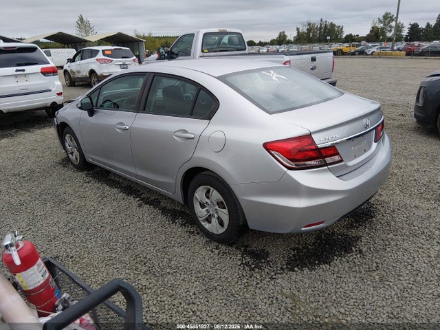 45851927 :رقم المزاد ، 19XFB2F54DE243505 vin ، 2013 Honda Civic Lx مزاد بيع