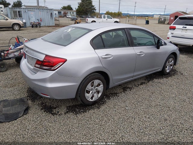 45851927 :رقم المزاد ، 19XFB2F54DE243505 vin ، 2013 Honda Civic Lx مزاد بيع