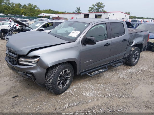 Aukcja sprzedaży 2021 Chevrolet Colorado 4wd  Short Box Z71, vin: 1GCGTDEN8M1142386, numer aukcji: 45852005