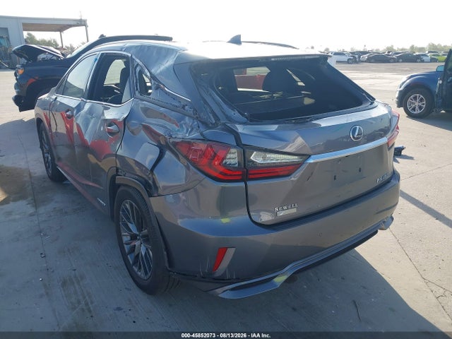 2017 Lexus Rx 450h F Sport მანქანა იყიდება აუქციონზე, vin: 2T2BGMCA2HC016472, აუქციონის ნომერი: 45852073