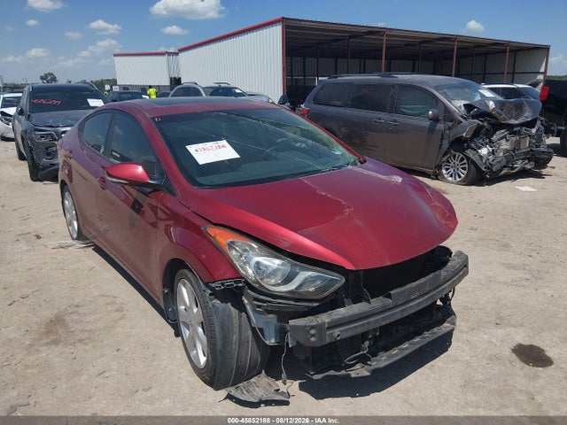 2013 Hyundai Elantra Limited მანქანა იყიდება აუქციონზე, vin: 5NPDH4AE5DH425315, აუქციონის ნომერი: 45852188