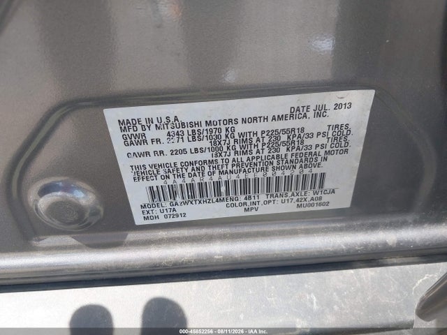 Продажа на аукционе авто 2014 Mitsubishi Outlander Sport Se, vin: 4A4AR4AU4EE004204, номер лота: 45852256