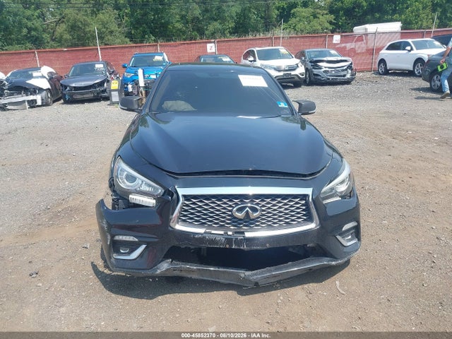 2019 Infiniti Q50 3.0t Luxe მანქანა იყიდება აუქციონზე, vin: JN1EV7AR0KM552674, აუქციონის ნომერი: 45852370