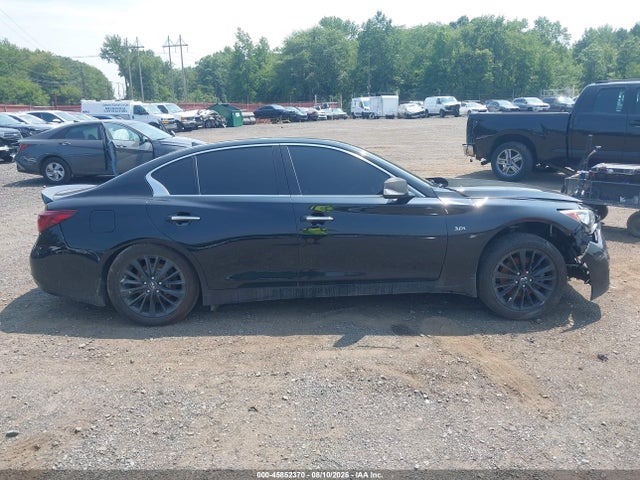 2019 Infiniti Q50 3.0t Luxe მანქანა იყიდება აუქციონზე, vin: JN1EV7AR0KM552674, აუქციონის ნომერი: 45852370