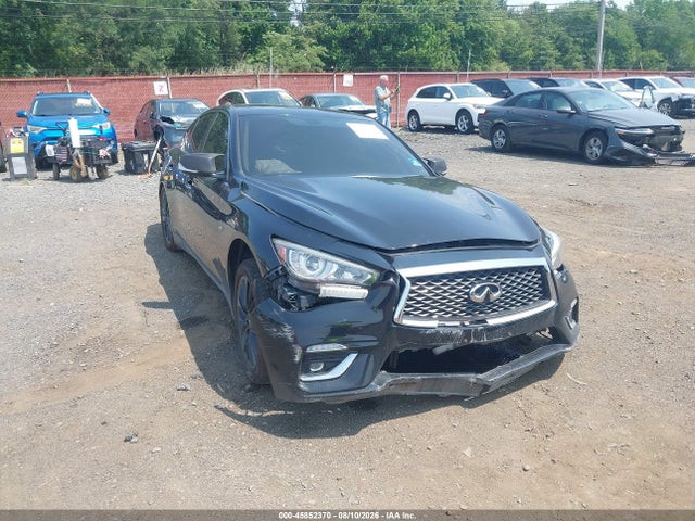 2019 Infiniti Q50 3.0t Luxe მანქანა იყიდება აუქციონზე, vin: JN1EV7AR0KM552674, აუქციონის ნომერი: 45852370