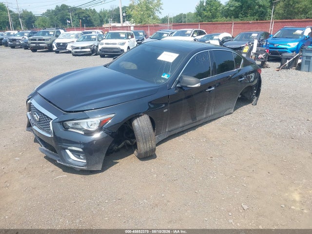 2019 Infiniti Q50 3.0t Luxe მანქანა იყიდება აუქციონზე, vin: JN1EV7AR0KM552674, აუქციონის ნომერი: 45852370