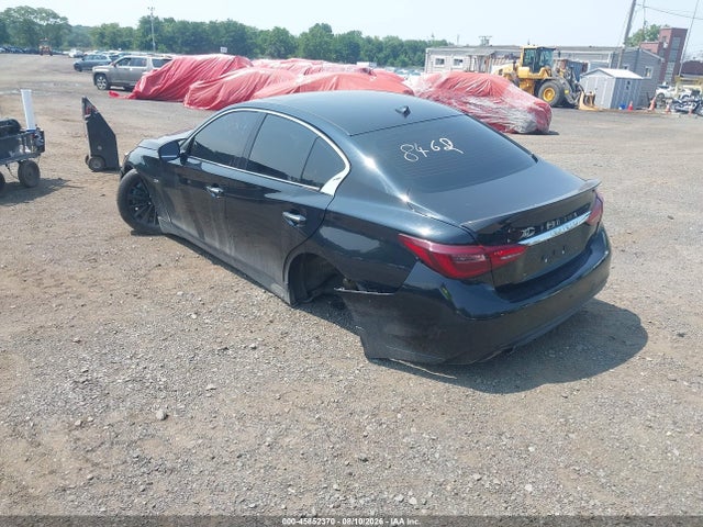 2019 Infiniti Q50 3.0t Luxe მანქანა იყიდება აუქციონზე, vin: JN1EV7AR0KM552674, აუქციონის ნომერი: 45852370
