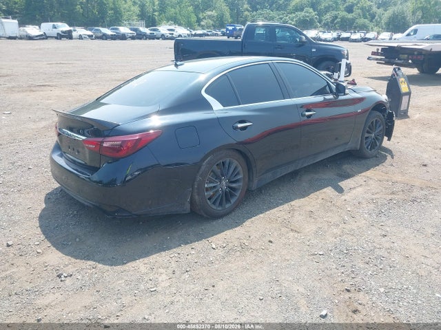 2019 Infiniti Q50 3.0t Luxe მანქანა იყიდება აუქციონზე, vin: JN1EV7AR0KM552674, აუქციონის ნომერი: 45852370