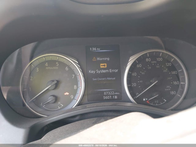2019 Infiniti Q50 3.0t Luxe მანქანა იყიდება აუქციონზე, vin: JN1EV7AR0KM552674, აუქციონის ნომერი: 45852370