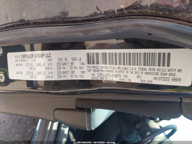 Продажа на аукционе авто 2015 Jeep Cherokee Sport, vin: 1C4PJLAB5FW506670, номер лота: 45852395