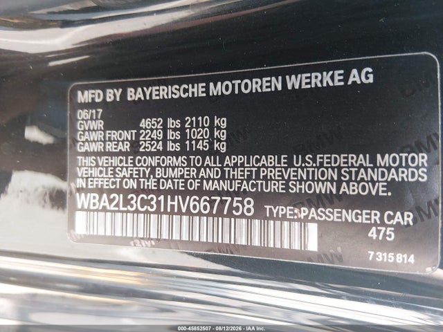 Продаж на аукціоні авто 2017 Bmw M240i Xdrive, vin: WBA2L3C31HV667758, номер лоту: 45852507