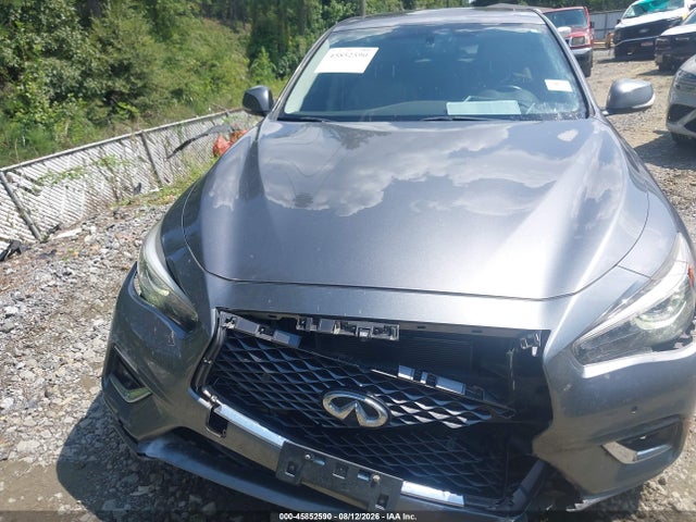 45852590 :رقم المزاد ، JN1AV7AP4JM270002 vin ، 2018 Infiniti Q50 Hybrid Luxe مزاد بيع