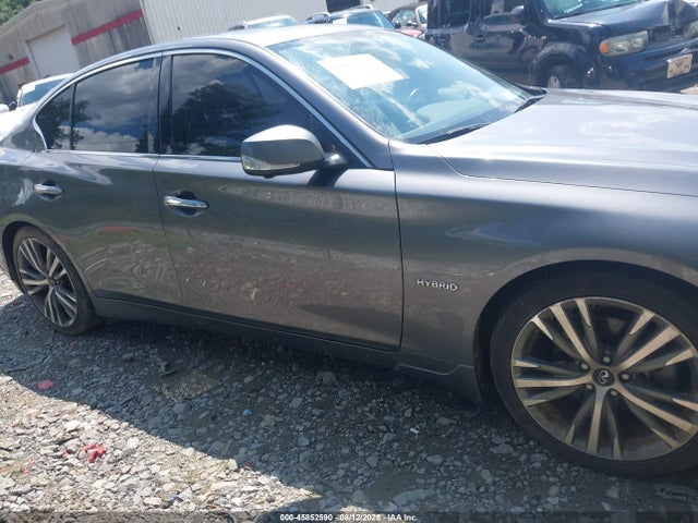 45852590 :رقم المزاد ، JN1AV7AP4JM270002 vin ، 2018 Infiniti Q50 Hybrid Luxe مزاد بيع