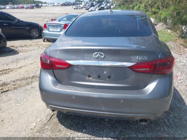 45852590 :رقم المزاد ، JN1AV7AP4JM270002 vin ، 2018 Infiniti Q50 Hybrid Luxe مزاد بيع
