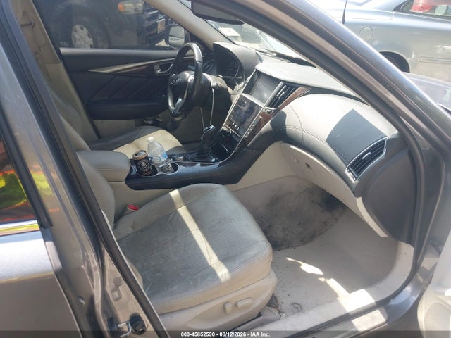 45852590 :رقم المزاد ، JN1AV7AP4JM270002 vin ، 2018 Infiniti Q50 Hybrid Luxe مزاد بيع