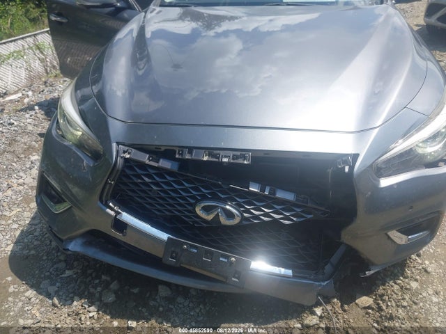 45852590 :رقم المزاد ، JN1AV7AP4JM270002 vin ، 2018 Infiniti Q50 Hybrid Luxe مزاد بيع