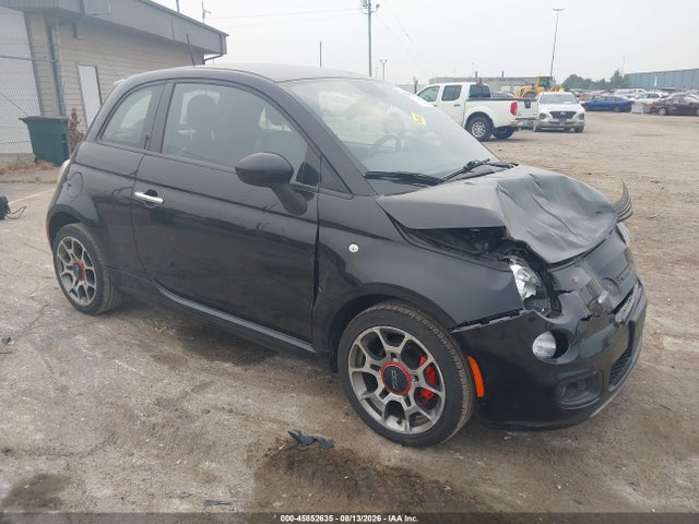 45852635 :رقم المزاد ، 3C3CFFBR7ET174186 vin ، 2014 Fiat 500 Sport مزاد بيع