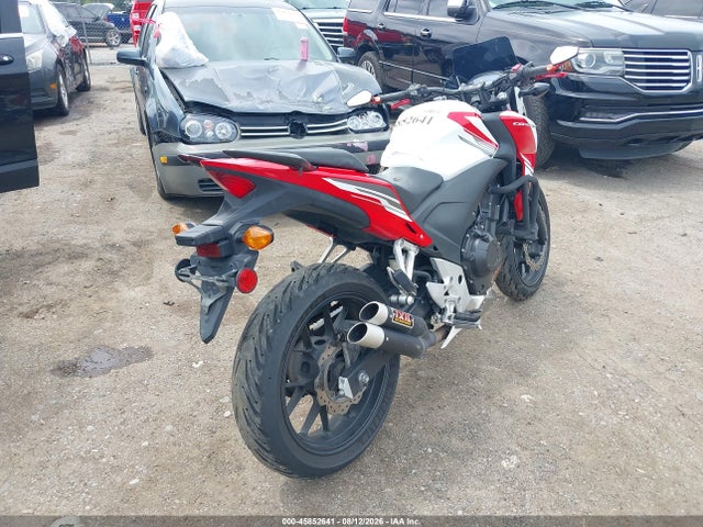 45852641 :رقم المزاد ، MLHPC4568F5200806 vin ، 2015 Honda Cb500 F مزاد بيع