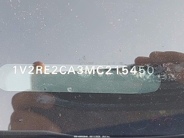 45852646 :رقم المزاد ، 1V2RE2CA3MC215450 vin ، 2021 Volkswagen Atlas Cross Sport 3.6l V6 Se W/technology R-line مزاد بيع