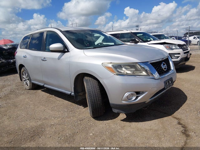 2014 Nissan Pathfinder S მანქანა იყიდება აუქციონზე, vin: 5N1AR2MN2EC679511, აუქციონის ნომერი: 45852698